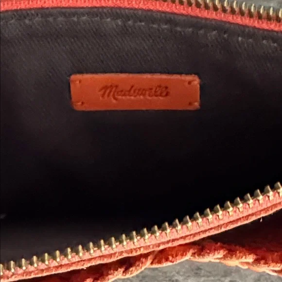 Madewell Red Braided Crossbody Bag - Picture 3 of 6